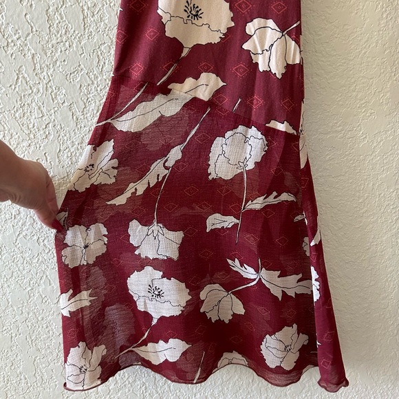 Free People Austin Floral Bell Bottom Ruffled Hem Jumpsuit Women’s Size Medium - Picture 7 of 9